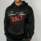 Product of Good Vibes ONLY Black Pull-Over Hoodie