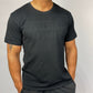 Product of Good Vibes Black Embossed Crew Neck T-Shirt