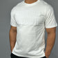 Product of Good Vibes "You Are Enough" White Embossed Crew Neck T-Shirt