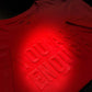 Product of Good Vibes "You Are Enough" Red Embossed Crew Neck T-shirt