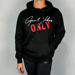 Product of Good Vibes ONLY Black Pull-Over Hoodie