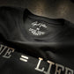 Product of Good Vibes "Love Equals Life" Black Crew Neck T-Shirt