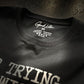 Product of Good Vibes "Keep Smiling and Keep Dancing" Black Crew Neck T-Shirt