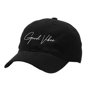 Product of Good Vibes Black Baseball Cap